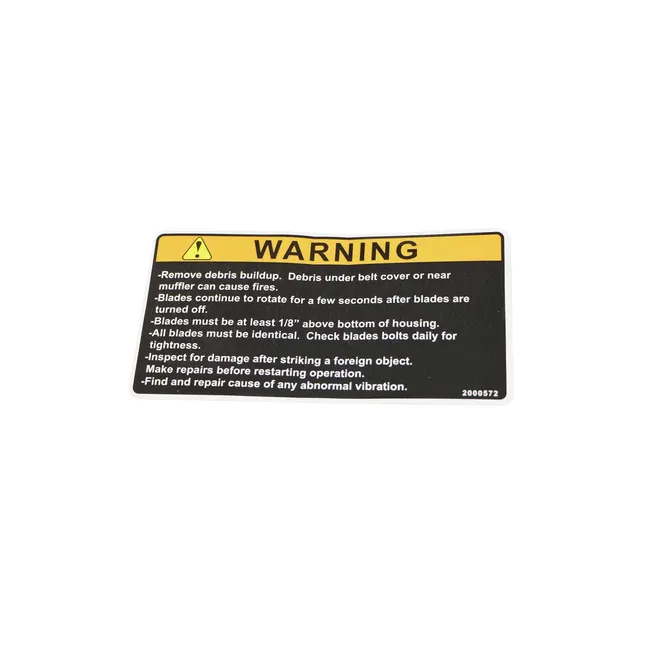 Bobcat 2000572 Warning Decal, 2000572