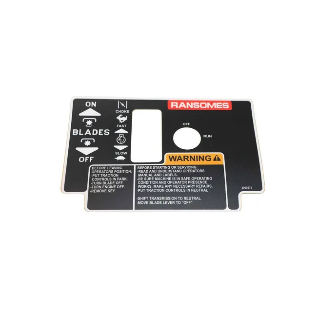Bobcat 2000574 Decal Control, 2000574