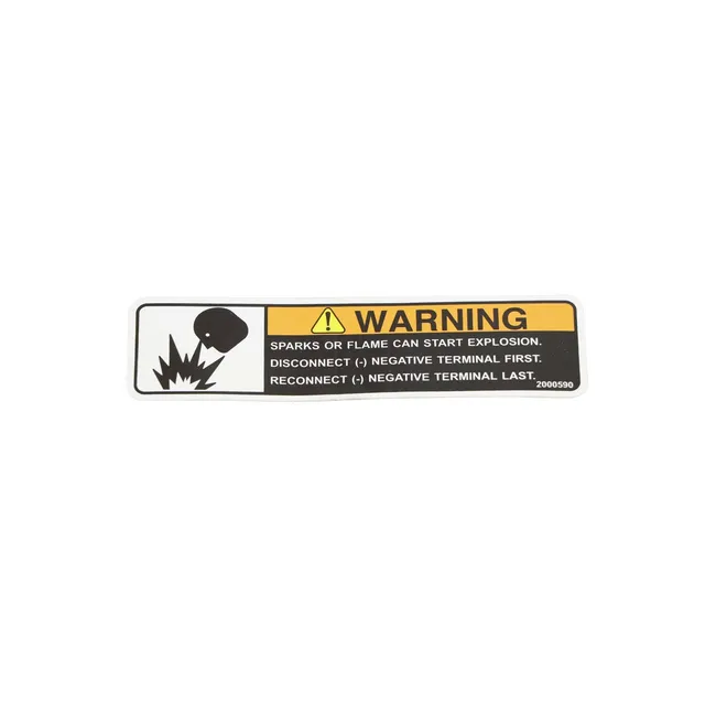 Bobcat 2000590 Battery Decal, 2000590