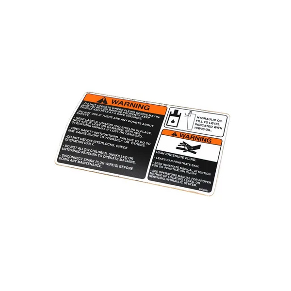 Bobcat 2000661 Decal Warning, 2000661