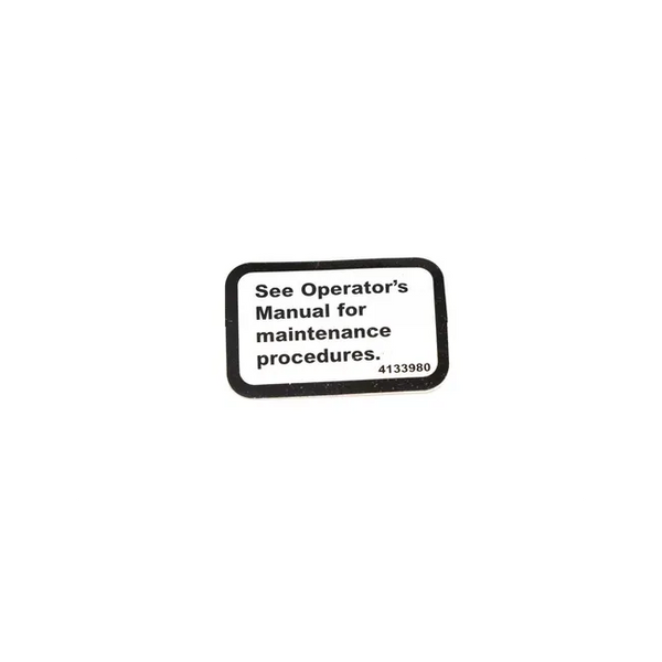 Bobcat 4133980 Decal Maintenance, 4133980