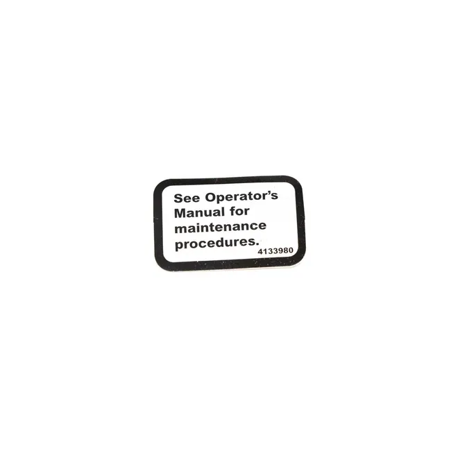Bobcat 4133980 Decal Maintenance, 4133980