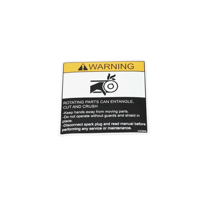 Bobcat 4163592 Keep Hands Away Warning Decal, 4163592