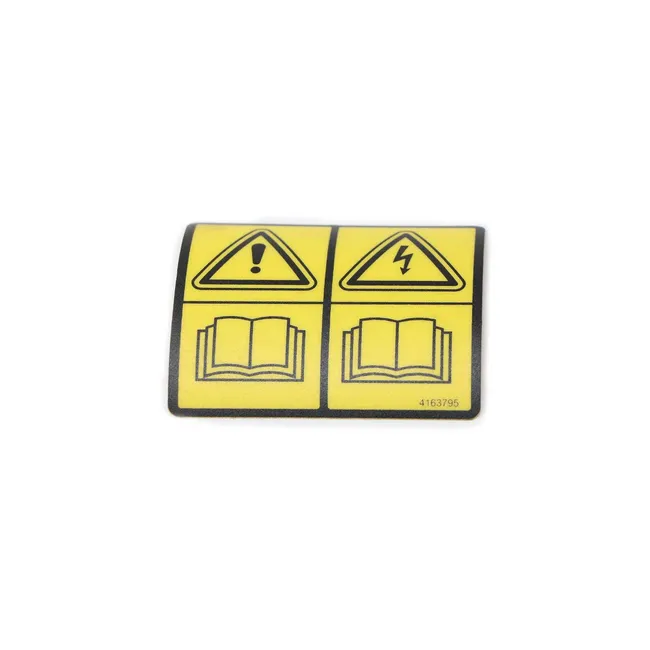 Bobcat 4163795 Service Decal For Tow-Behind Aerators, 4163795