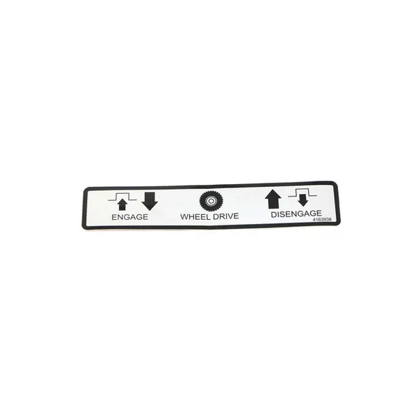 Bobcat 4163938 Dog Clutch Decal For Aerators, 4163938