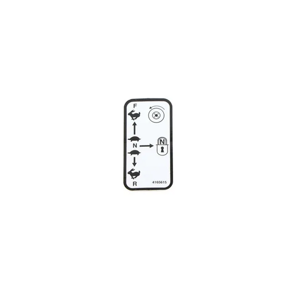 Bobcat 4165615 Traction Decal For ZT Zero-Turn Ride-On Mowers, 4165615