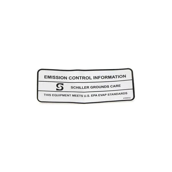 Bobcat 4165932 EPA Decal, 4165932