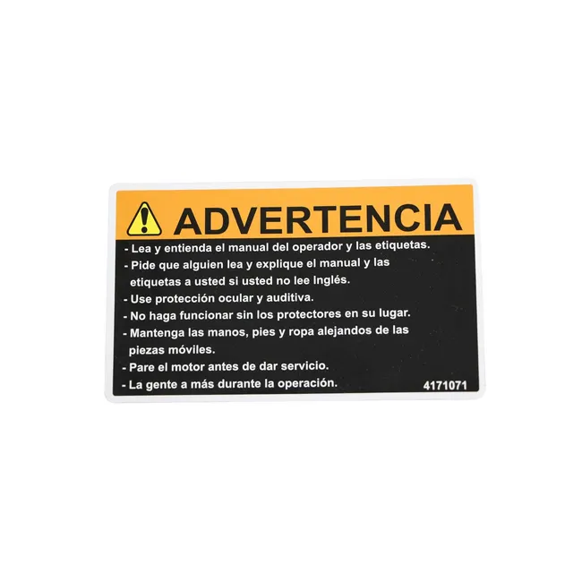 Bobcat 4171071 Service Decal, 4171071