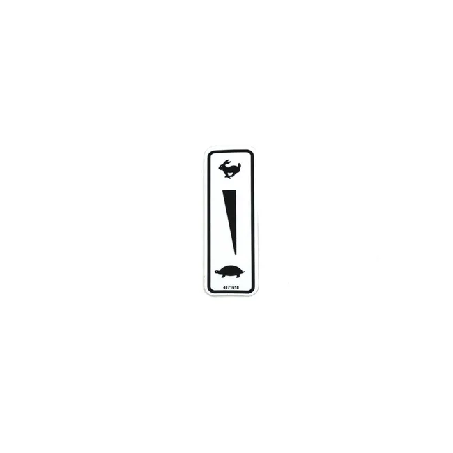 Bobcat 4171618 Throttle Decal, 4171618