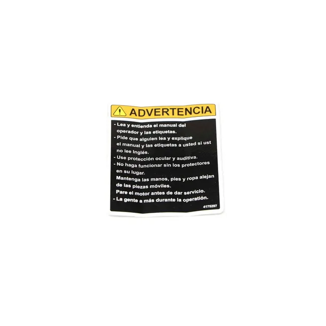 Bobcat 4175297 Decal Warning, 4175297
