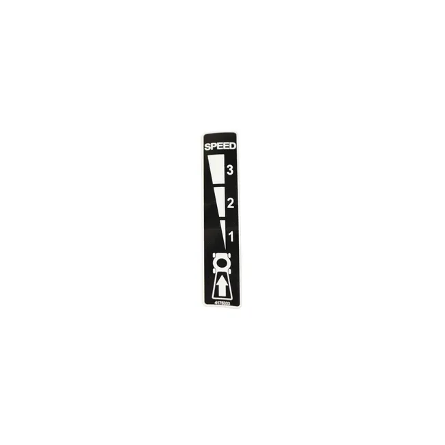 Bobcat 4175333 Speed Lever Decal, 4175333