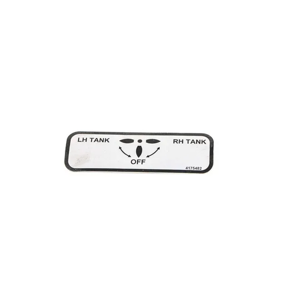 Bobcat 4175482 Fuel Selector Decal, 4175482