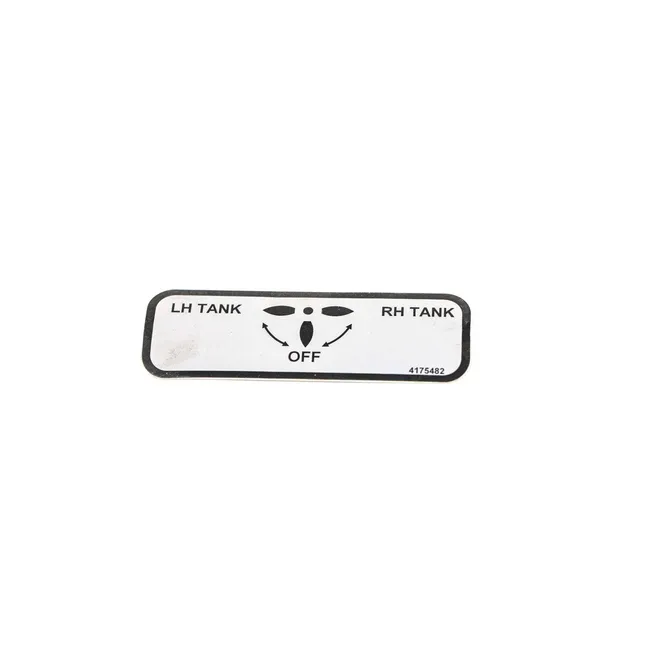 Bobcat 4175482 Fuel Selector Decal, 4175482