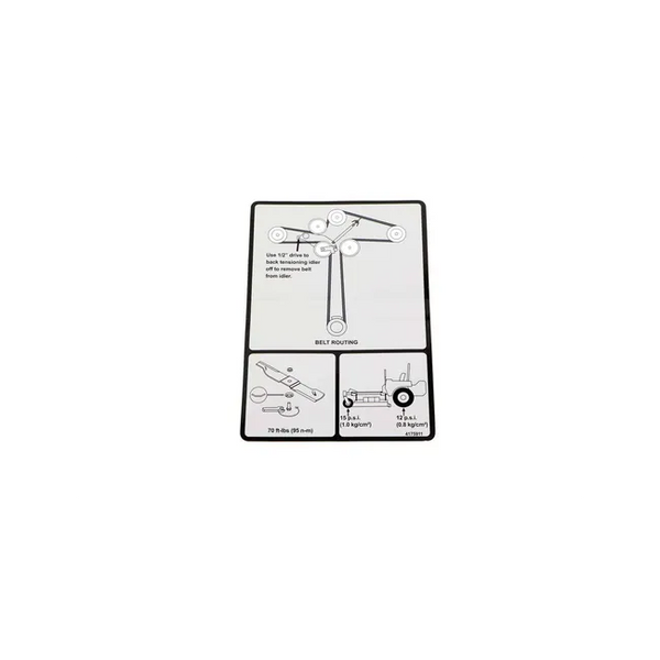 Bobcat 4175911 Information Decal, 4175911