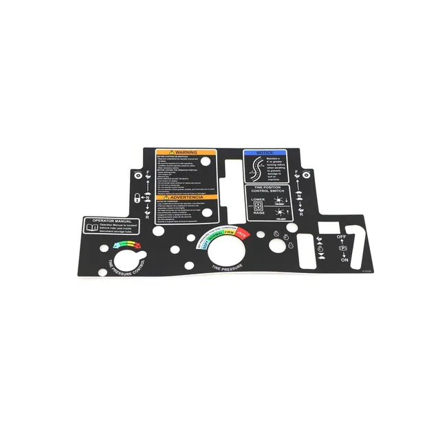 Bobcat 4176220 Control Panel Decal For ZTS Stand-On Aerators, 4176220