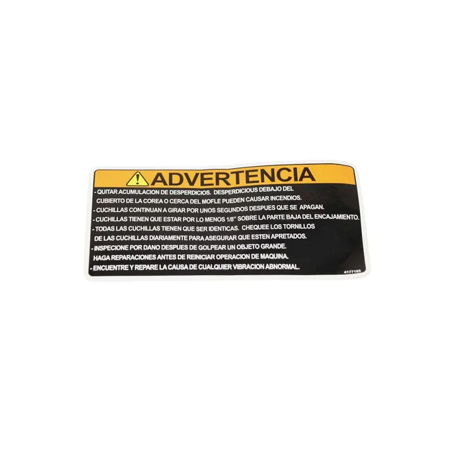 Bobcat 4177185 Decal Warning, 4177185