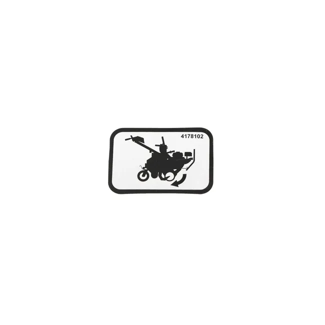 Bobcat 4178102 Bypass Lever Drive Decal For Sod Cutters, 4178102