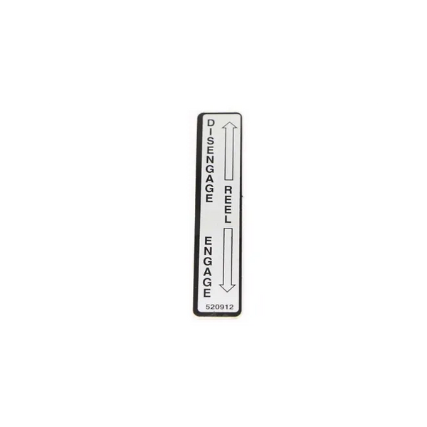 Bobcat 520912 Control Decal For Power Rakes, 520912
