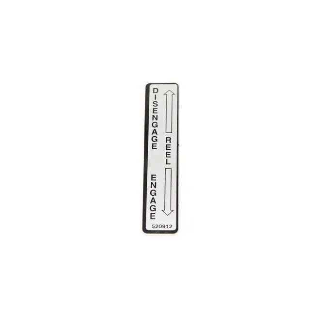 Bobcat 520912 Control Decal For Power Rakes, 520912