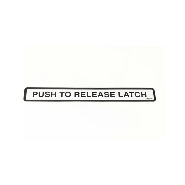 Bobcat 523306 Service Decal For Aerators, 523306