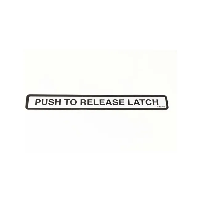 Bobcat 523306 Service Decal For Aerators, 523306