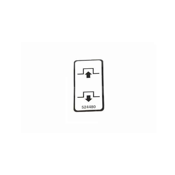 Bobcat 524480 Clutch Decal For Sod Cutters, 524480