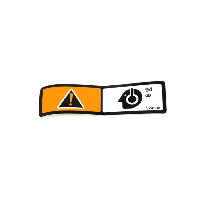 Bobcat 524538 Warning Decal For Sod Cutters, 524538