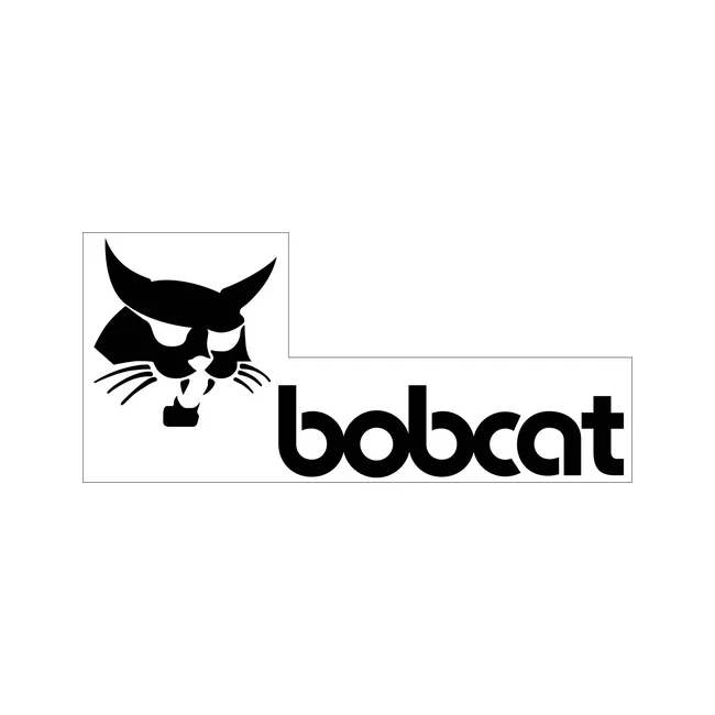 Bobcat 6557412 7.63 x 16.74 Vintage Bobcat Logo Decal for Bobcat Equipment, 6557412