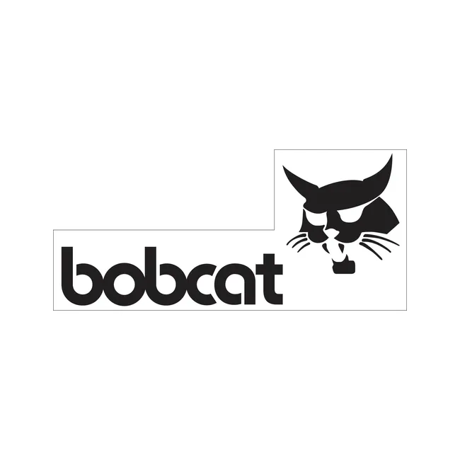 Bobcat 6557413 7.63 x 16.74 Vintage Bobcat Logo Decal for Bobcat Equipment, 6557413