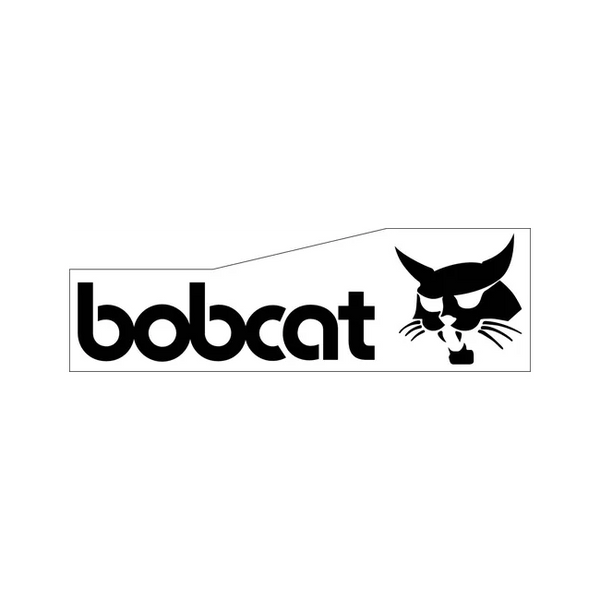 Bobcat 6560986 3.5 x 11.25 Bobcat Logo Decal for Excavators and Attachments, 6560986