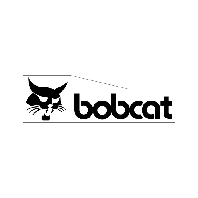 Bobcat 6560987 3.5 x 11.25 Bobcat Logo Decal for Excavators and Attachments, 6560987