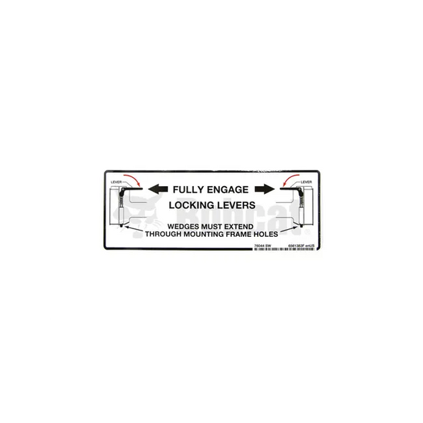 Bobcat 6561383 Bob-Tach Operation Decal, 6561383