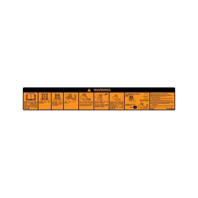 Bobcat 6568905 Warning Decal, 6568905