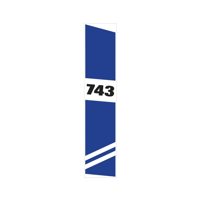 Bobcat 6569086 743 Model LH Decal for Loaders, 6569086