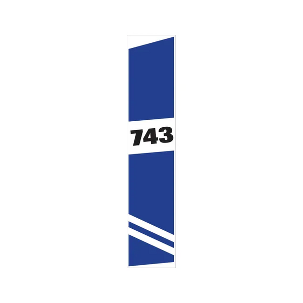 Bobcat 6569087 743 Model RH Decal for Loaders, 6569087