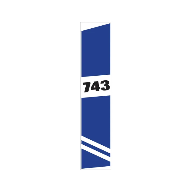 Bobcat 6569087 743 Model RH Decal for Loaders, 6569087