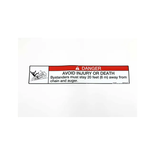 Bobcat 6579914 Danger Decal, 6579914