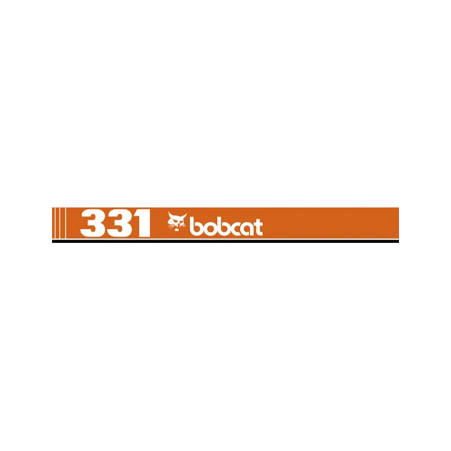 Bobcat 6588718 Right Logo Decal, 6588718