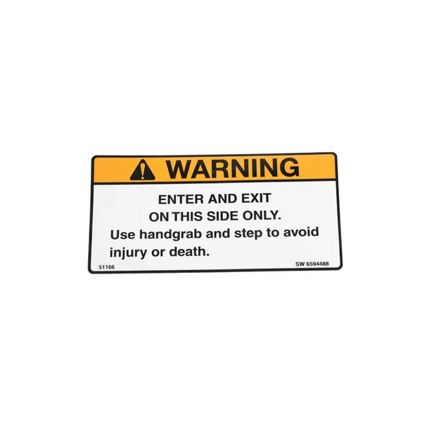 Bobcat 6594488 Decal Warning, 6594488