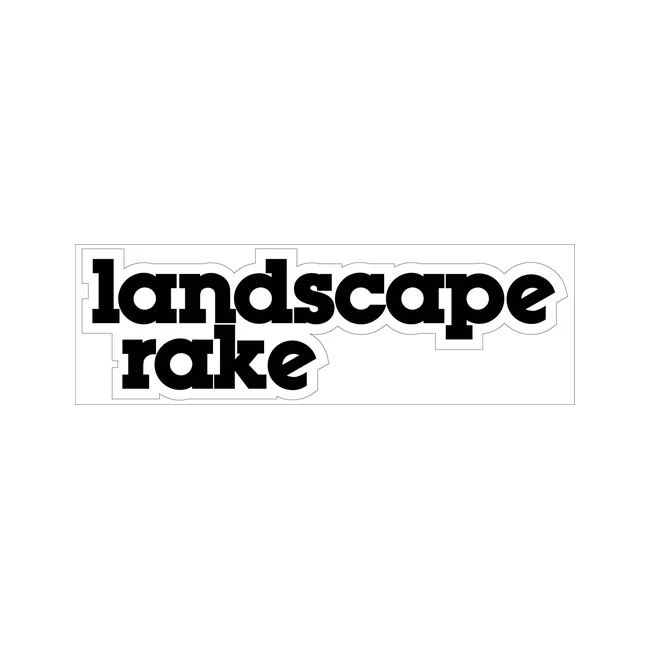 Bobcat 6594510 Landscape Rake Logo Decal for Landscape Rake, 6594510