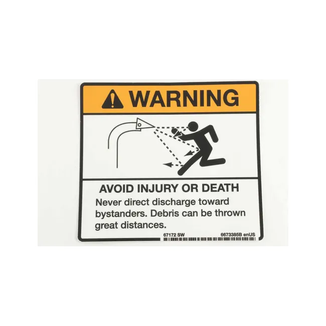 Bobcat 6673385 Warning Decal, 6673385