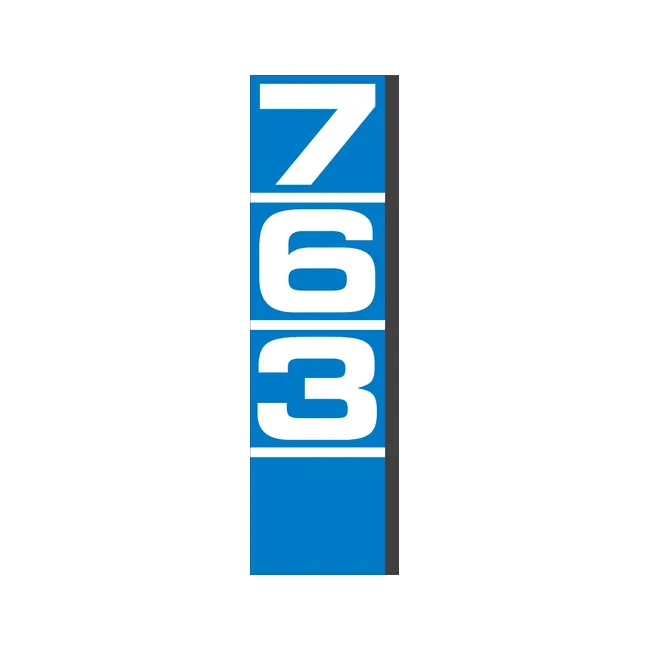Bobcat 6708202 Model 763 Number Decal, 6708202