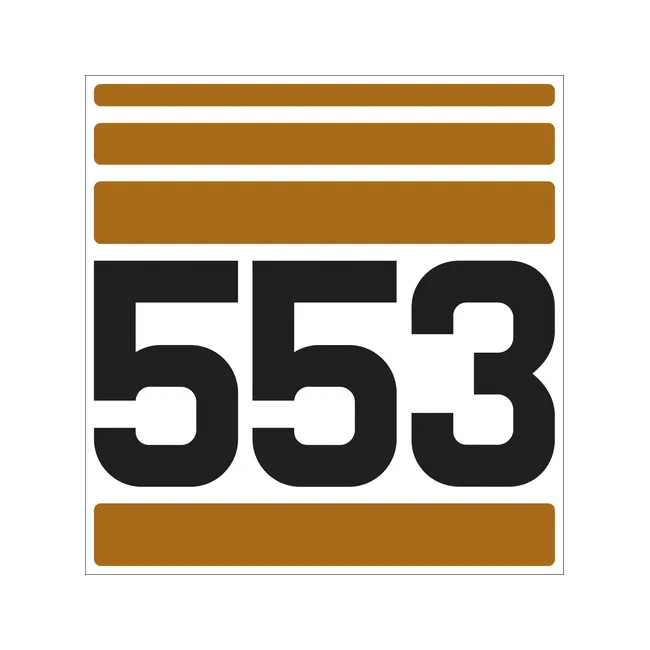 Bobcat 6714529 553 Model Decal for Loaders, 6714529