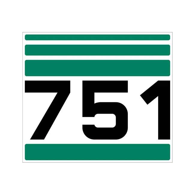 Bobcat 6714531 751 Model Decal for Loaders, 6714531