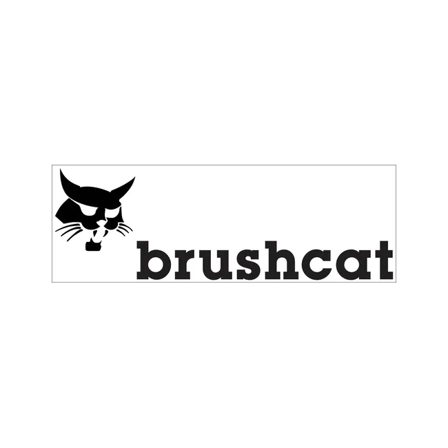 Bobcat 6717587 Brushcat Logo Decal for Rotary Cutter, 6717587