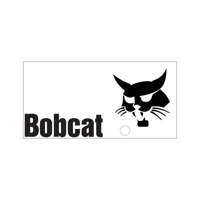Bobcat 6727308 10 x 20 Bobcat Logo Decal for Loaders, 6727308