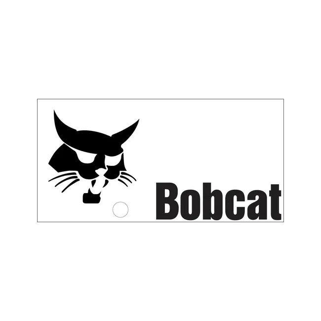 Bobcat 6727309 10 x 20 Bobcat Logo Decal for Loaders, 6727309