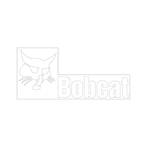Bobcat 6729098 7.67 x 16.69 Bobcat Logo Decal for Attachments, 6729098