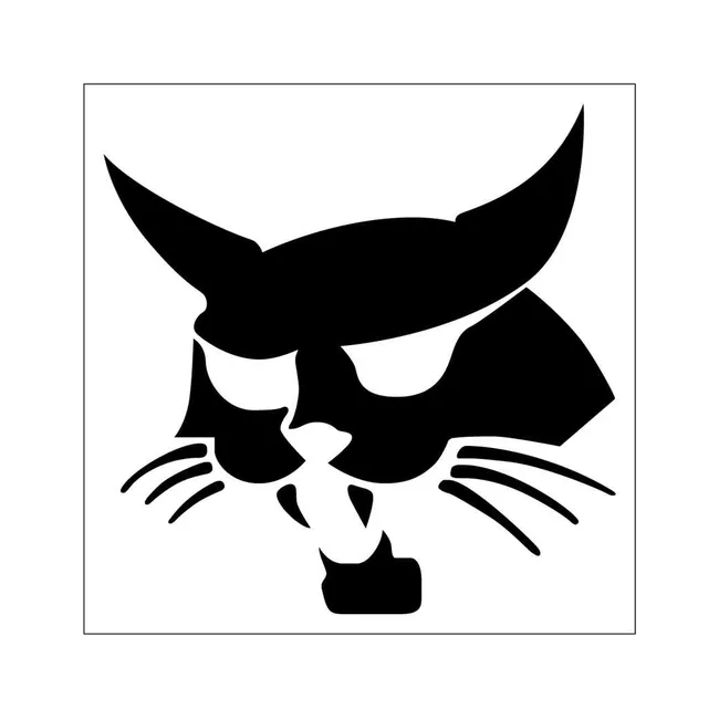 Bobcat 6731508 6.92 x 6.93 Bobcat Logo Decal for Loaders, 6731508