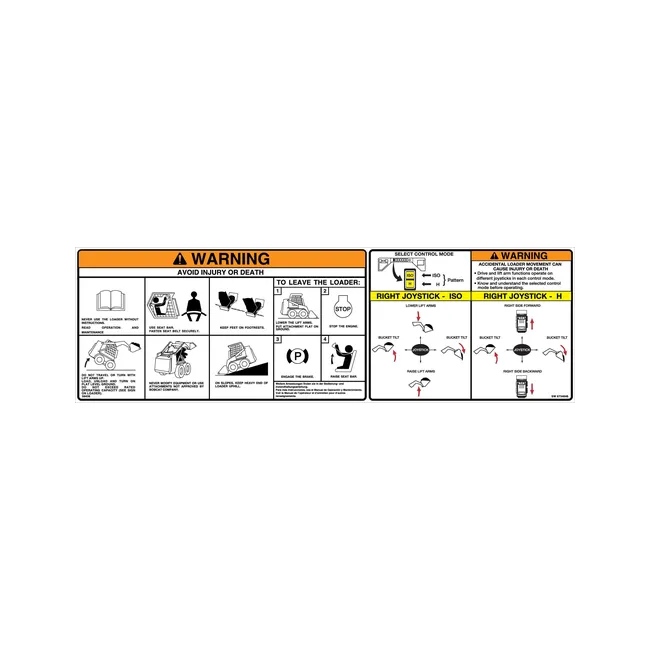 Bobcat 6734646 Warning Decal, 6734646